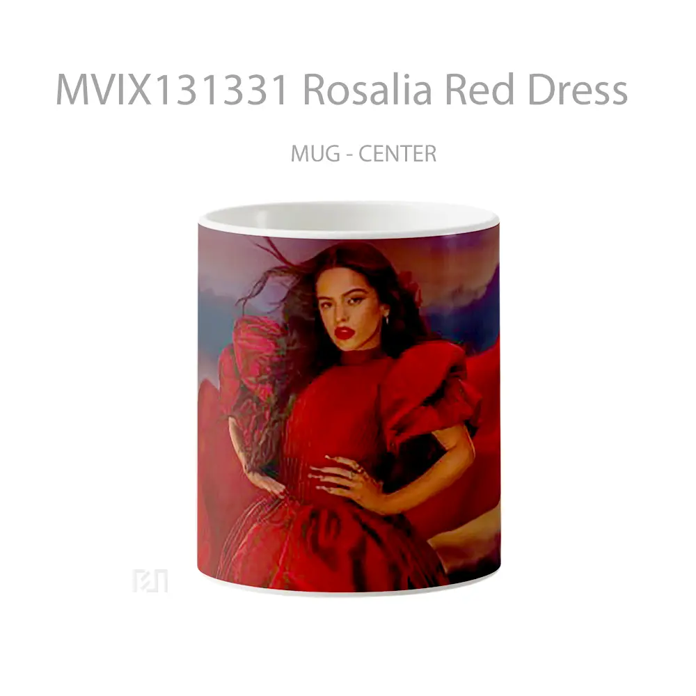 Mug Rosalia Red Dress Gelas Keramik Unik
