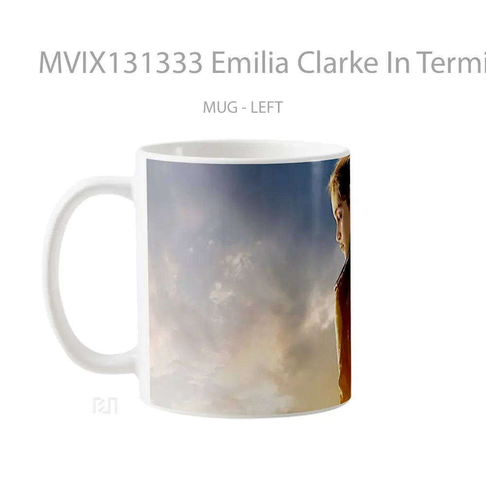 Mug Emilia Clarke In Terminator Genesis Gelas Film - All-side / Desain