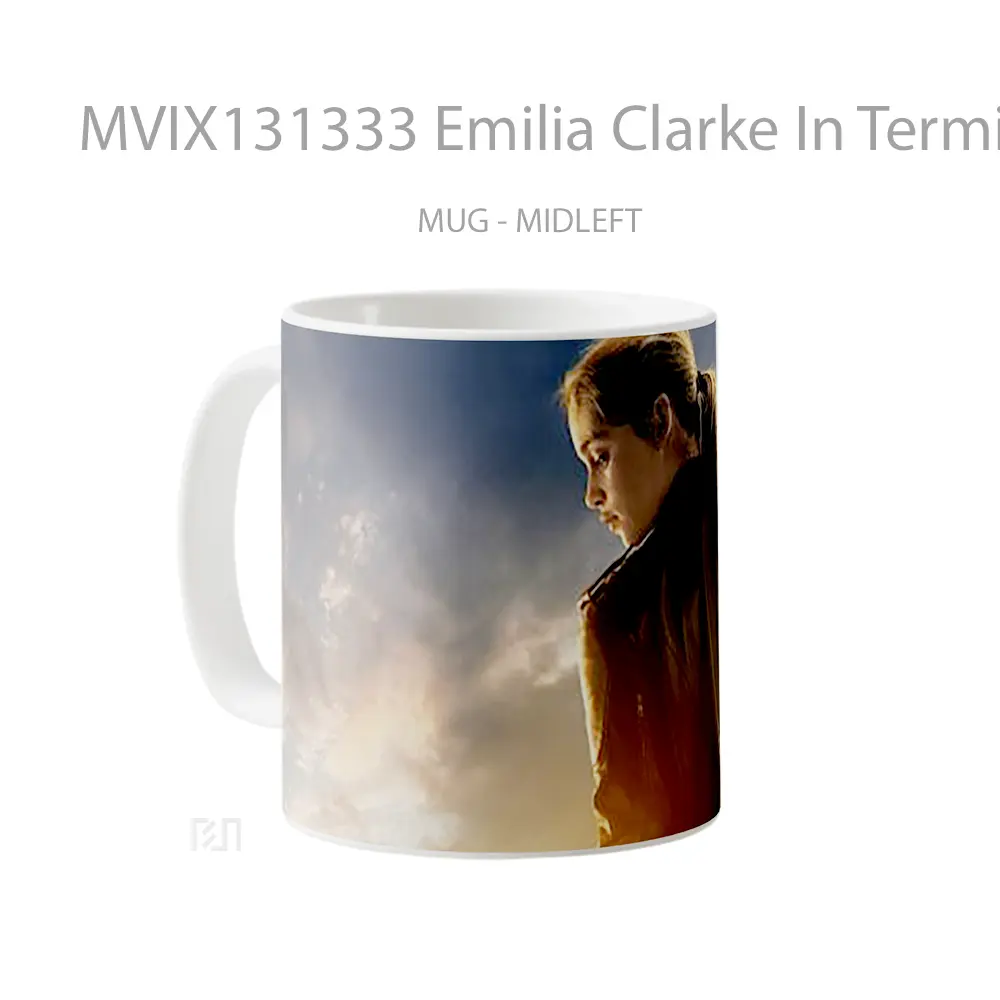 Mug Emilia Clarke In Terminator Genesis Gelas Film - All-side / Desain