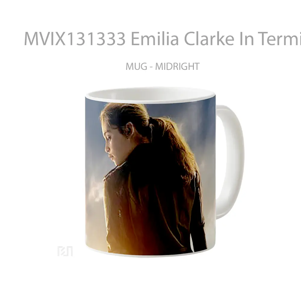 Mug Emilia Clarke In Terminator Genesis Gelas Film - All-side / Desain