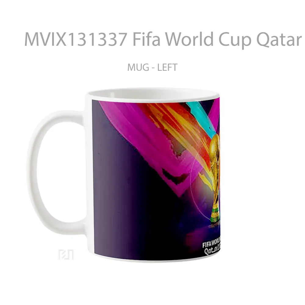 Mug Fifa World Cup Qatar 2022 V1 Gelas Keramik Unik - All-side / Desain
