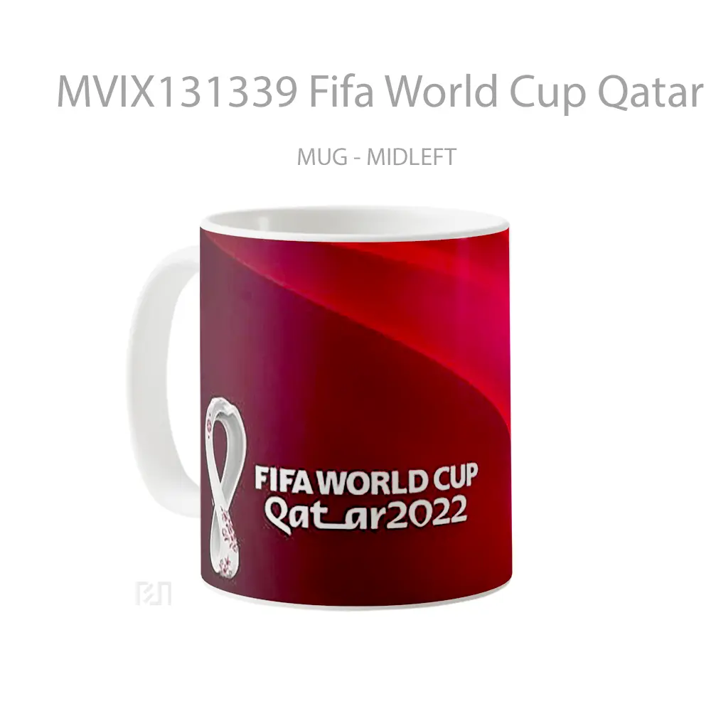 Mug Fifa World Cup Qatar 2022 V3 Gelas Keramik Unik - All-side / Desain