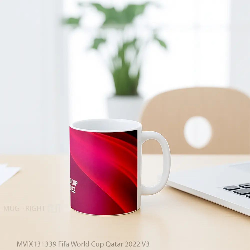 Mug Fifa World Cup Qatar 2022 V3 Gelas Keramik Unik - All-side / Desain