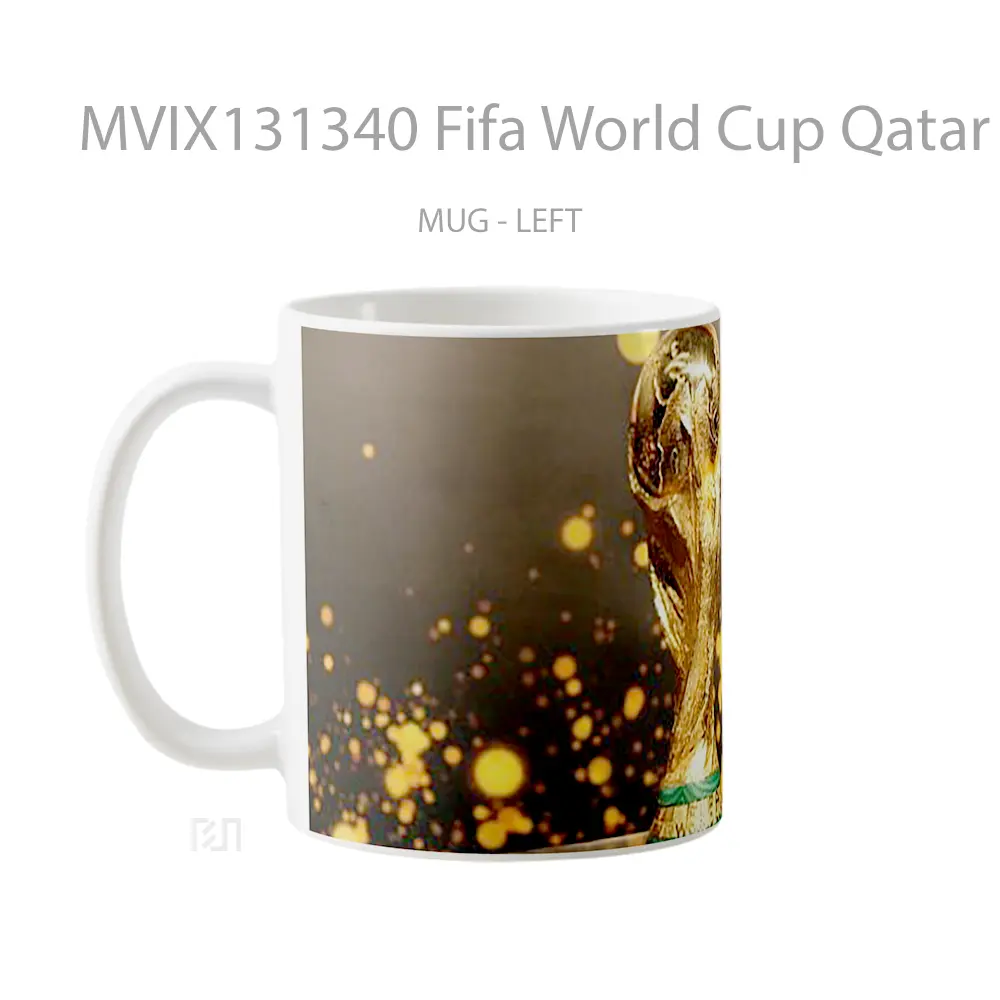Mug Fifa World Cup Qatar 2022 Trophy Gelas Keramik Unik - All-side / Desain