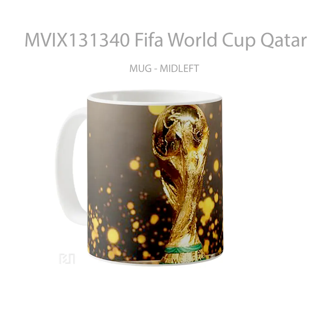 Mug Fifa World Cup Qatar 2022 Trophy Gelas Keramik Unik - All-side / Desain