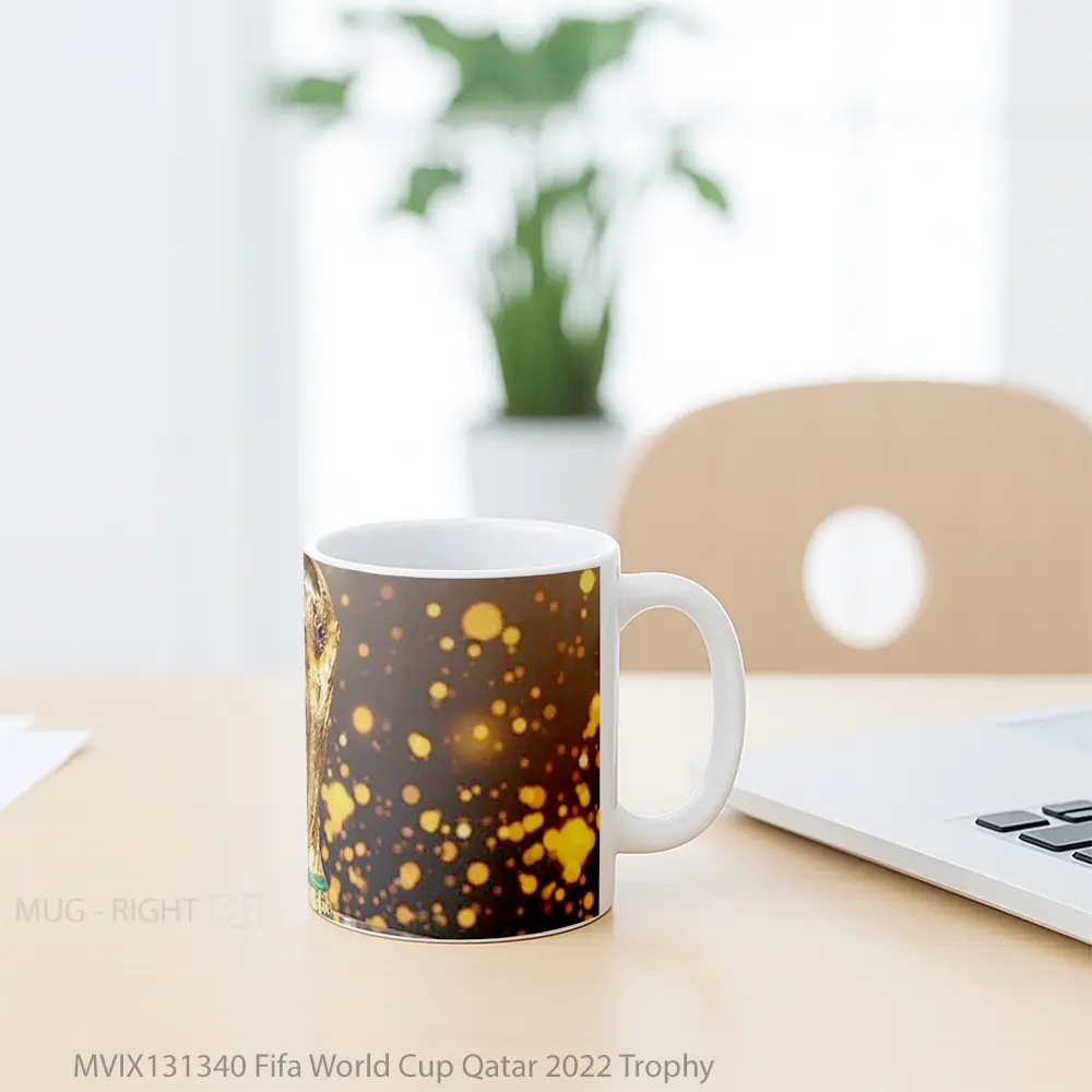 Mug Fifa World Cup Qatar 2022 Trophy Gelas Keramik Unik - All-side / Desain