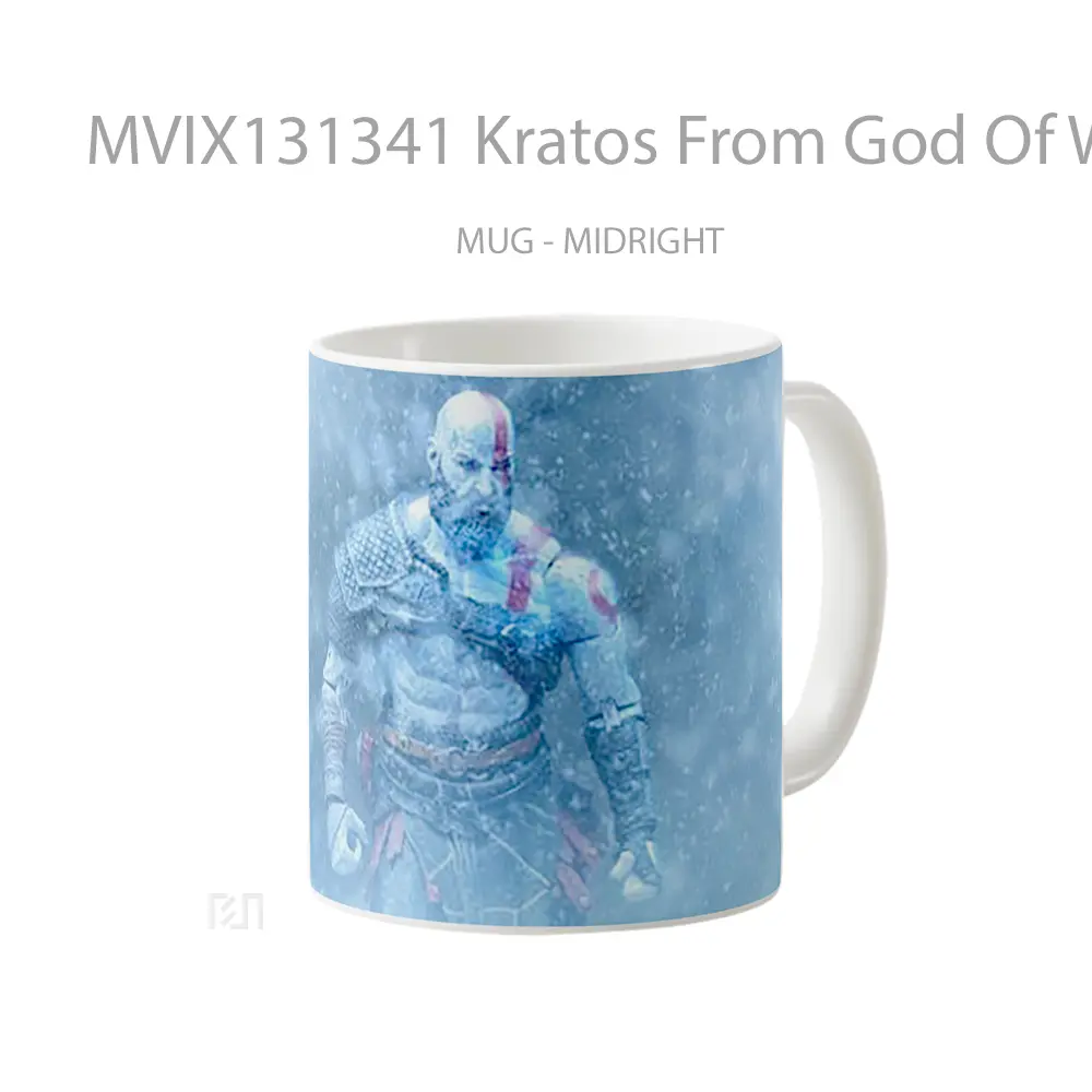 Mug Kratos From God Of War V1 Gelas Keramik Unik - All-side / Desain