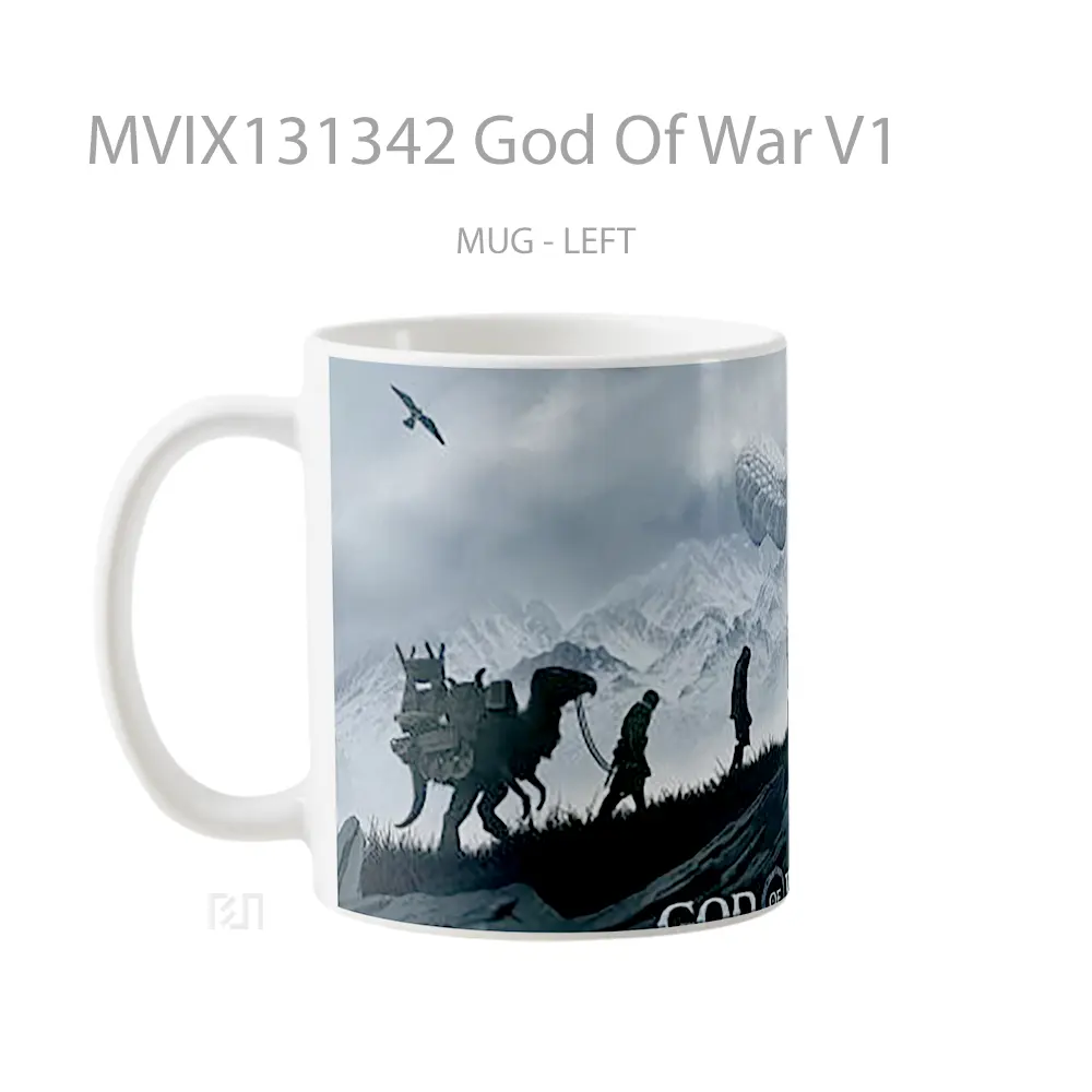 Mug God Of War V1 Gelas Keramik Unik - All-side / Desain