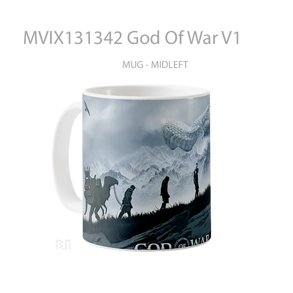 Mug God Of War V1 Gelas Keramik Unik - All-side / Desain