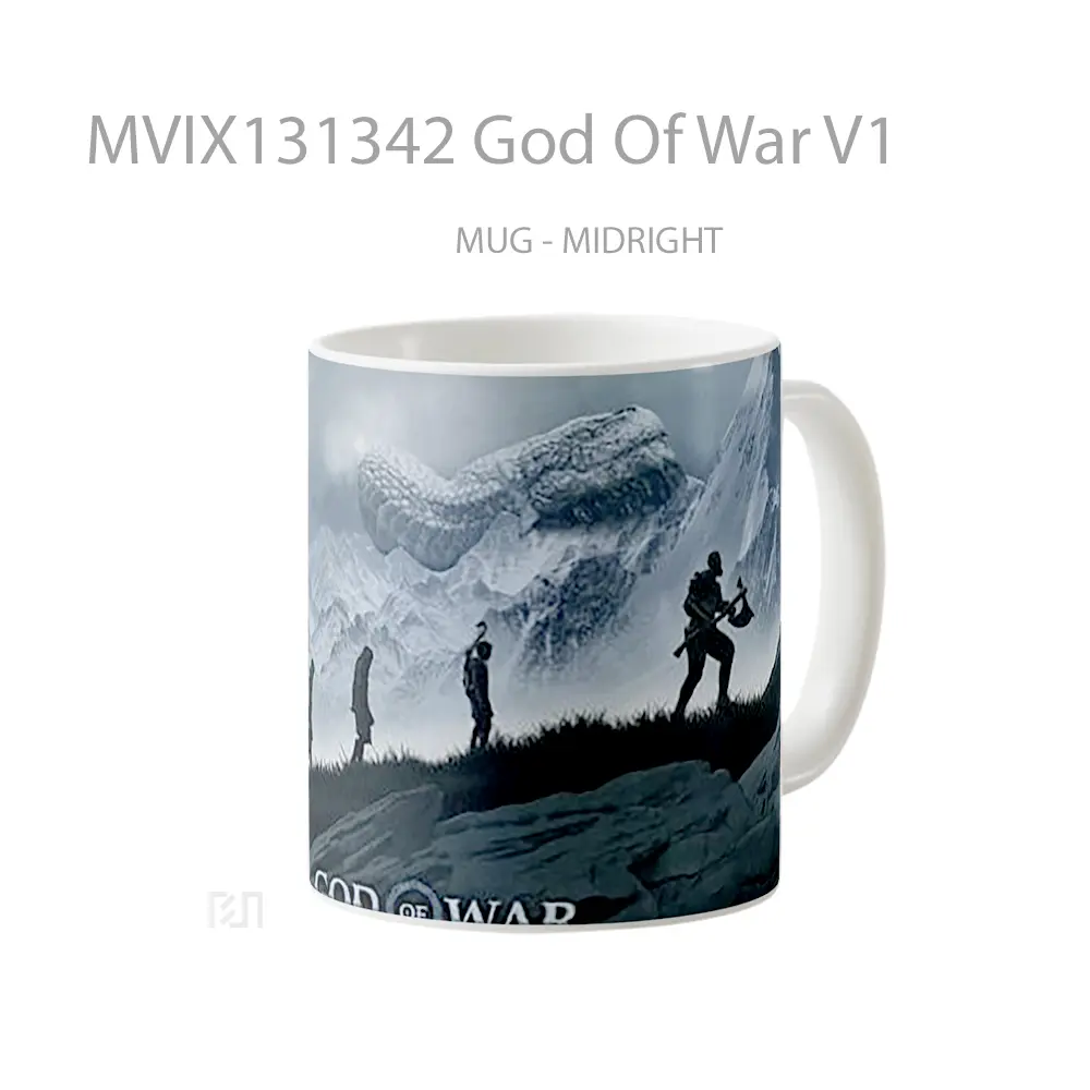 Mug God Of War V1 Gelas Keramik Unik - All-side / Desain