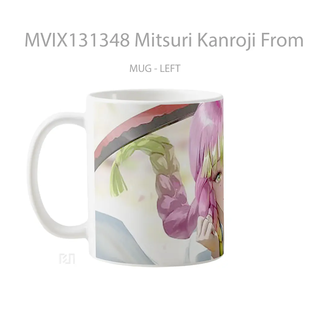 Mug Mitsuri Kanroji From Demon Slayer V1 Cangkir Anime - All-side / Desain