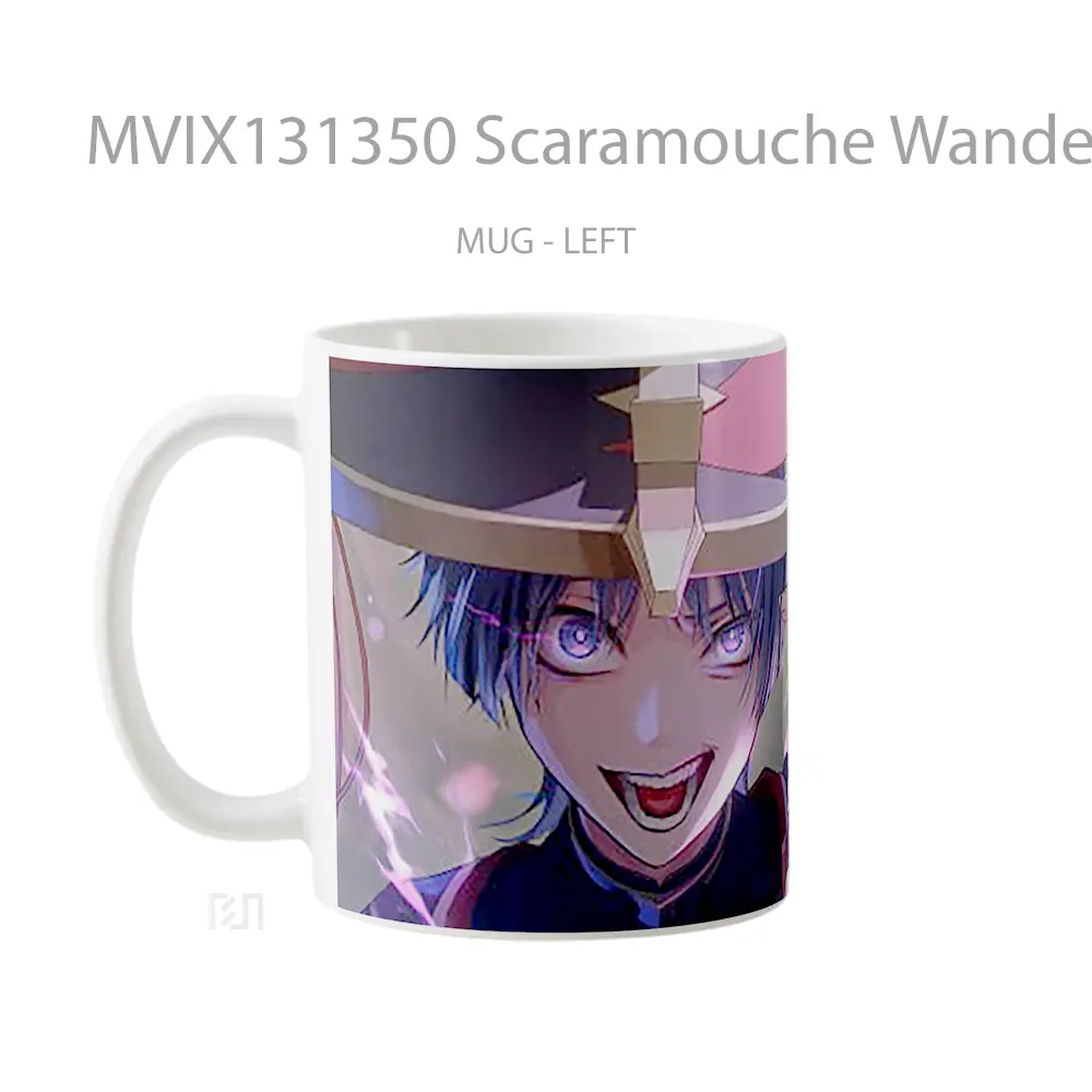 Mug Scaramouche Wanderer Genshin Impact Cangkir Gamer - All-side / Desain