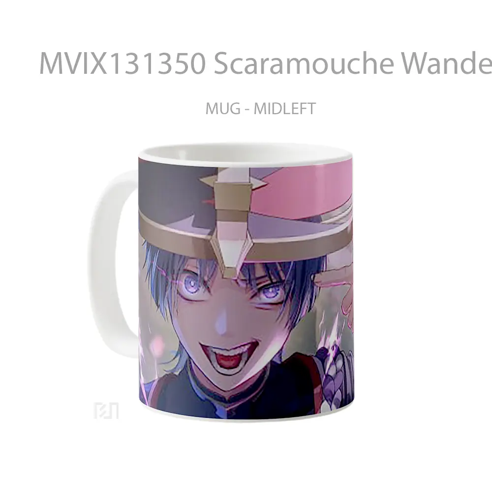 Mug Scaramouche Wanderer Genshin Impact Cangkir Gamer - All-side / Desain