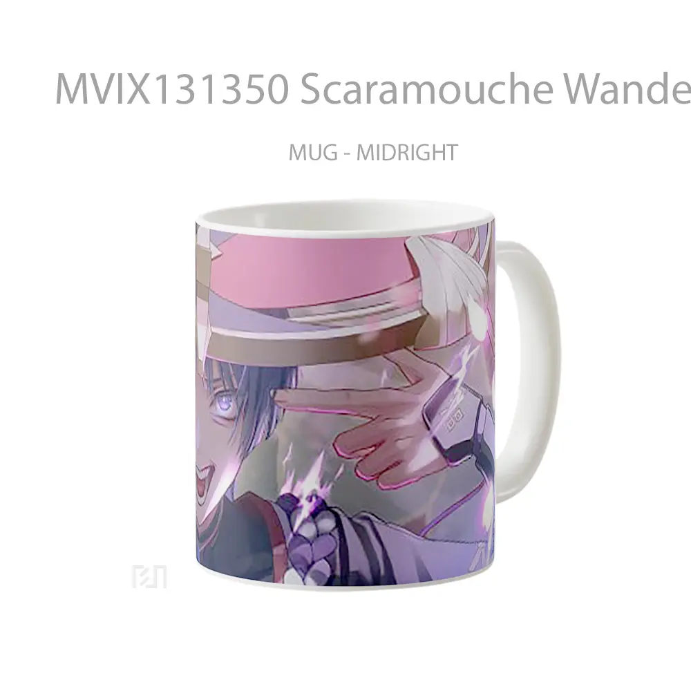Mug Scaramouche Wanderer Genshin Impact Cangkir Gamer - All-side / Desain