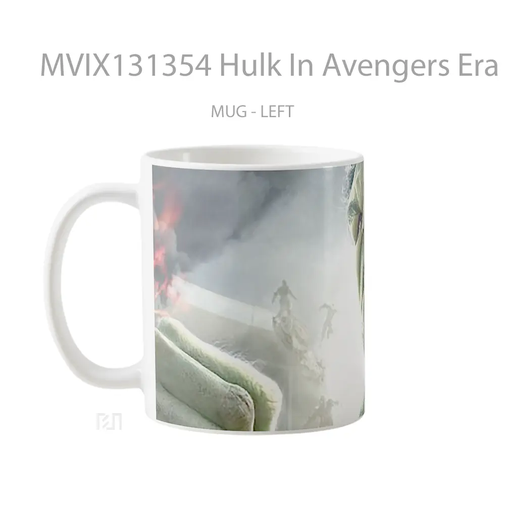 Mug Hulk In Avengers Era Of Ultron Gelas Superhero - All-side / Desain