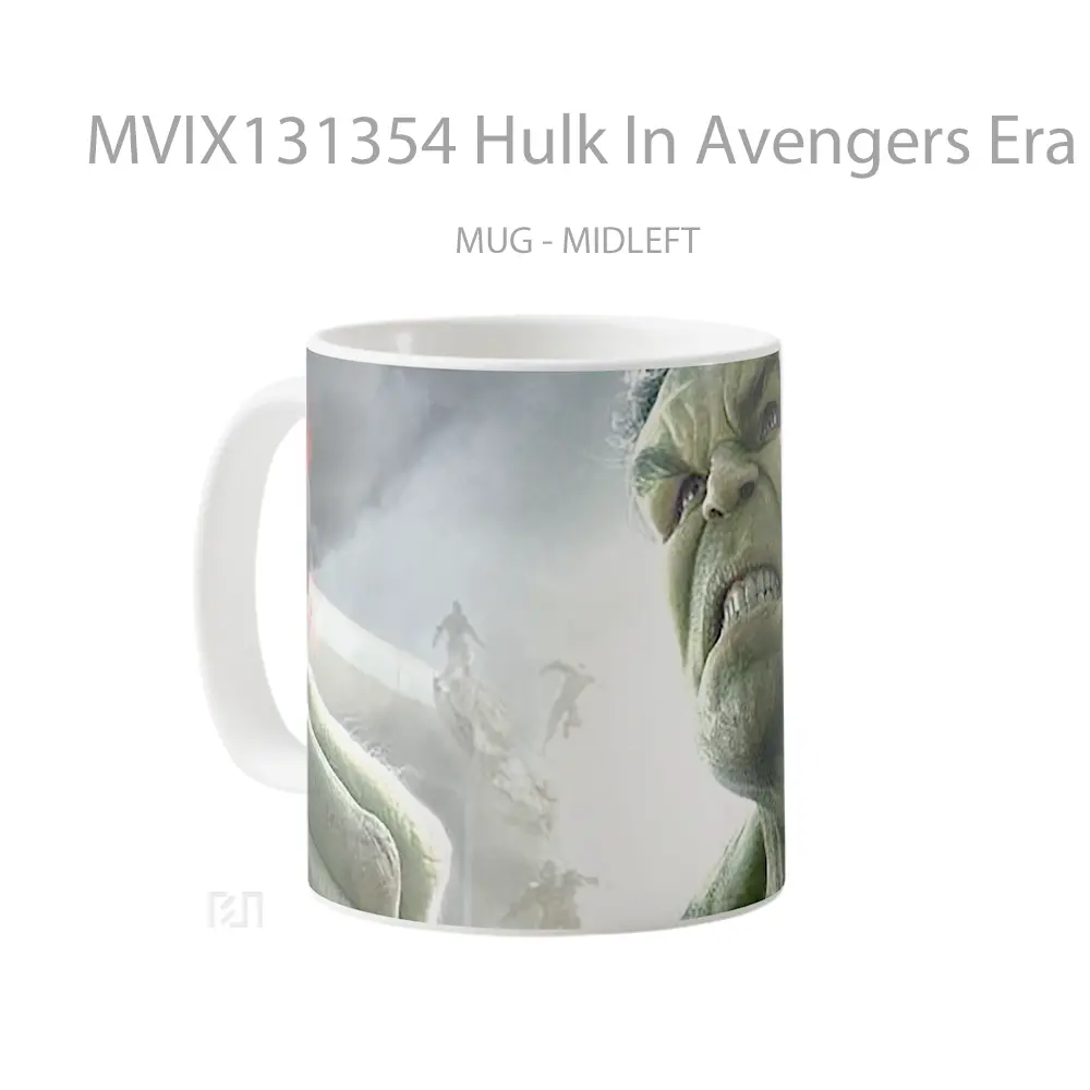 Mug Hulk In Avengers Era Of Ultron Gelas Superhero - All-side / Desain