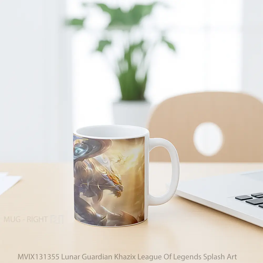 Mug Lunar Guardian Khazix League Of Legends Splash Art Cangkir Gamer - All-side / Desain