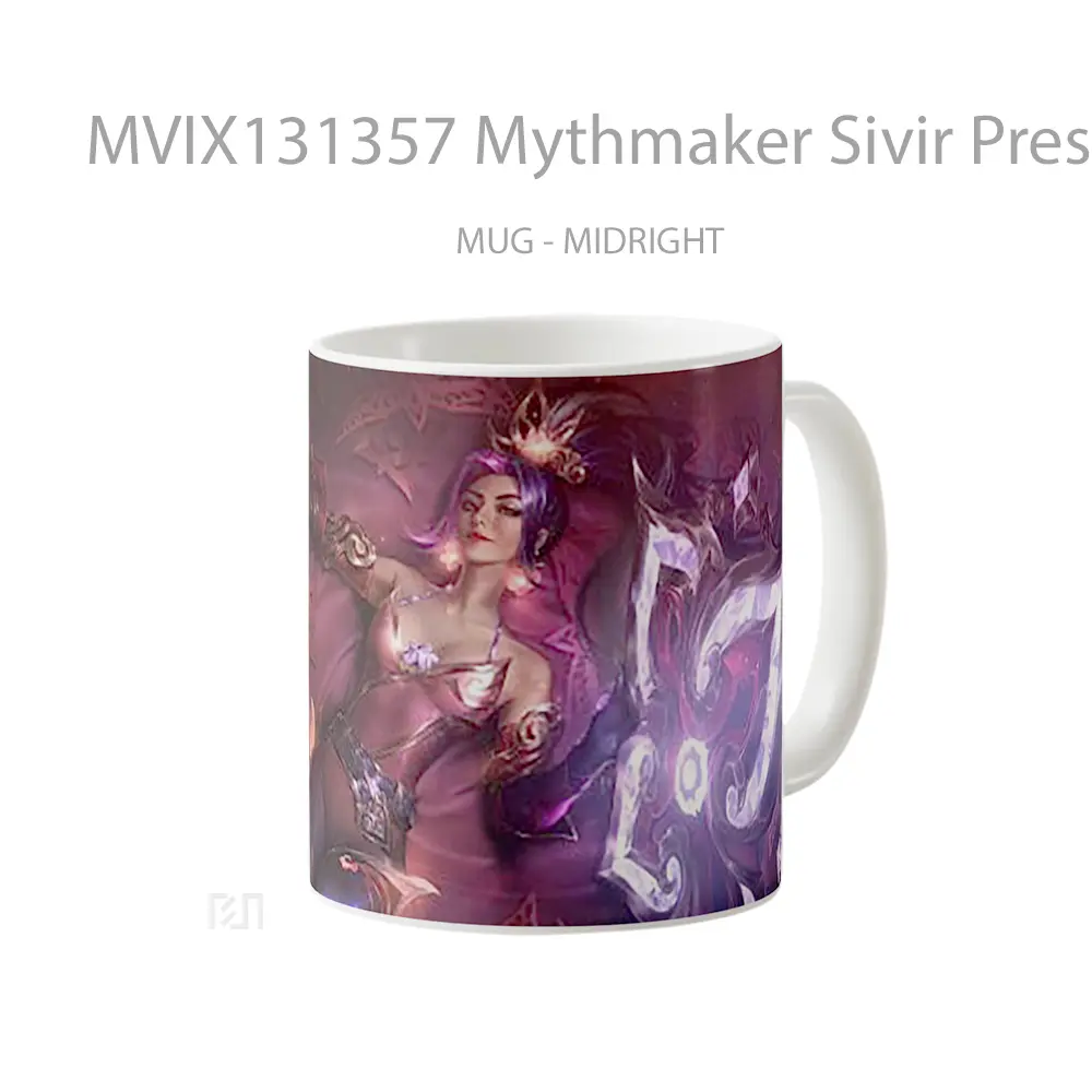 Mug Mythmaker Sivir Prestige League Of Legends Splash Art Cangkir Gamer - All-side / Desain