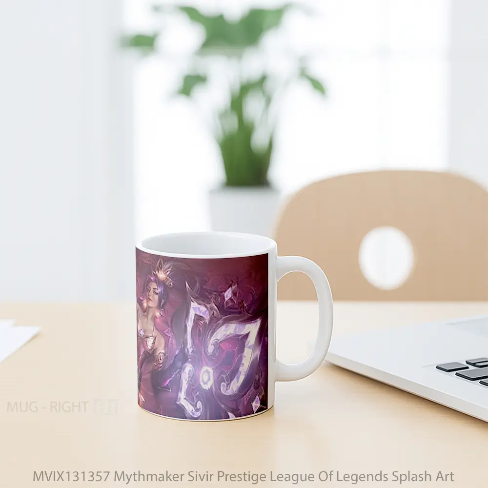 Mug Mythmaker Sivir Prestige League Of Legends Splash Art Cangkir Gamer - All-side / Desain