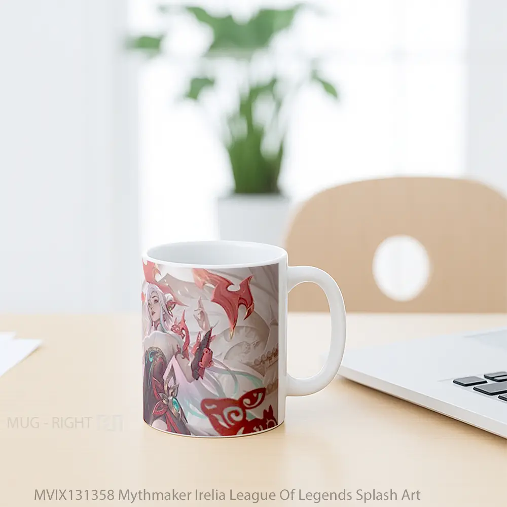 Mug Mythmaker Irelia League Of Legends Splash Art Cangkir Gamer - All-side / Desain
