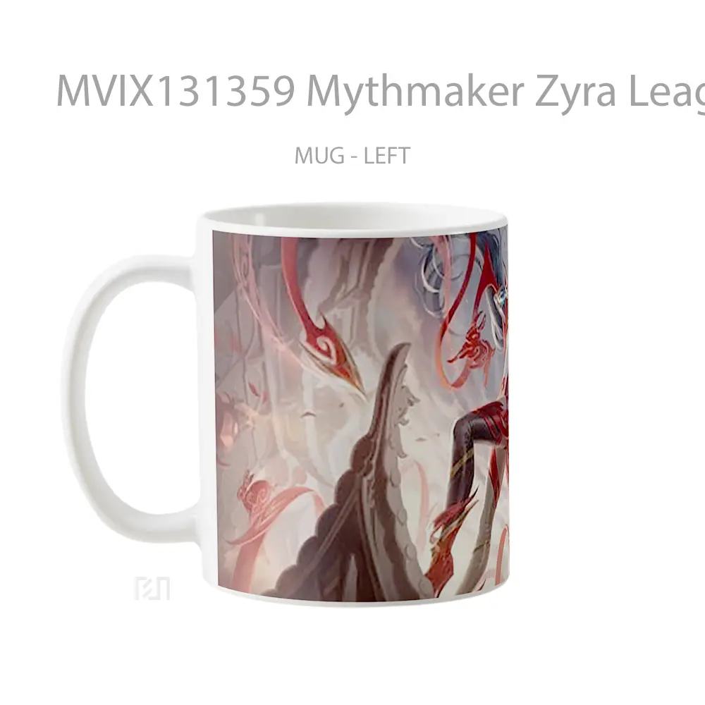 Mug Mythmaker Zyra League Of Legends Splash Art Cangkir Gamer - All-side / Desain