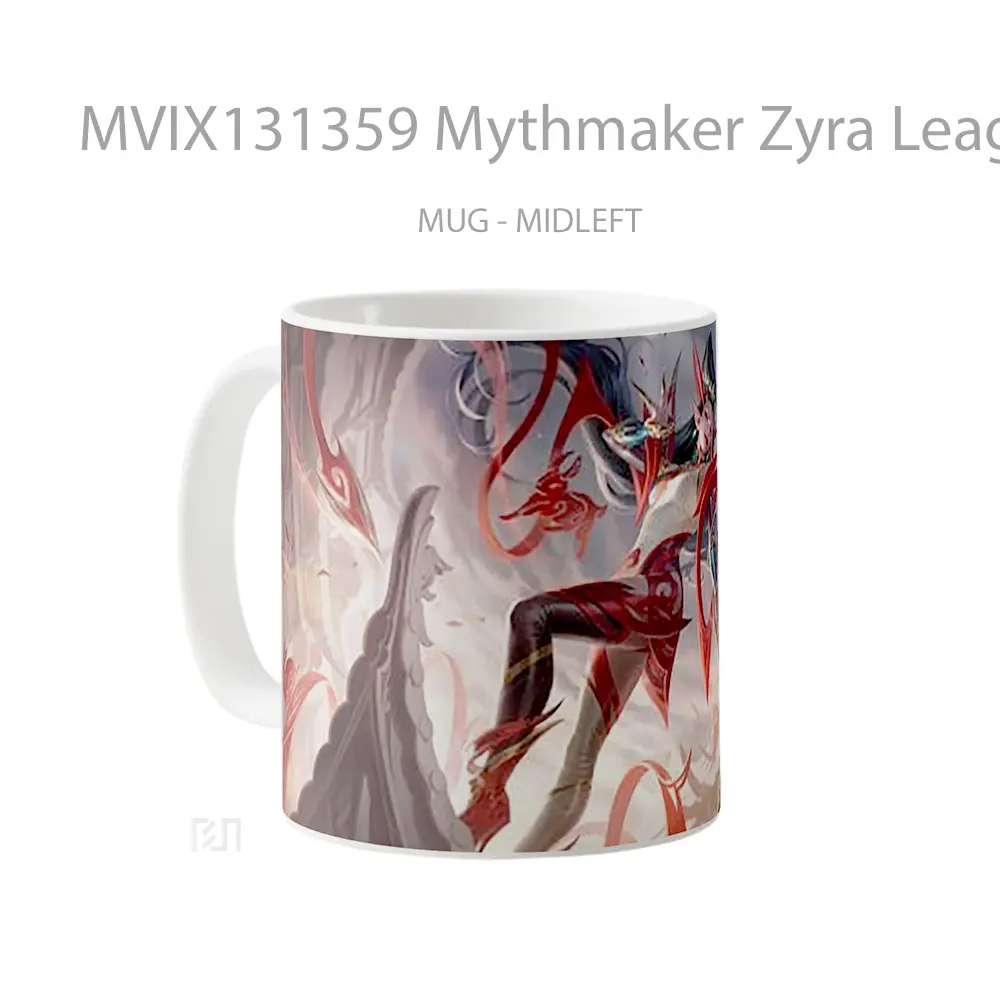 Mug Mythmaker Zyra League Of Legends Splash Art Cangkir Gamer - All-side / Desain