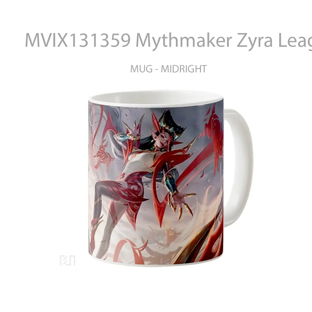 Mug Mythmaker Zyra League Of Legends Splash Art Cangkir Gamer - All-side / Desain