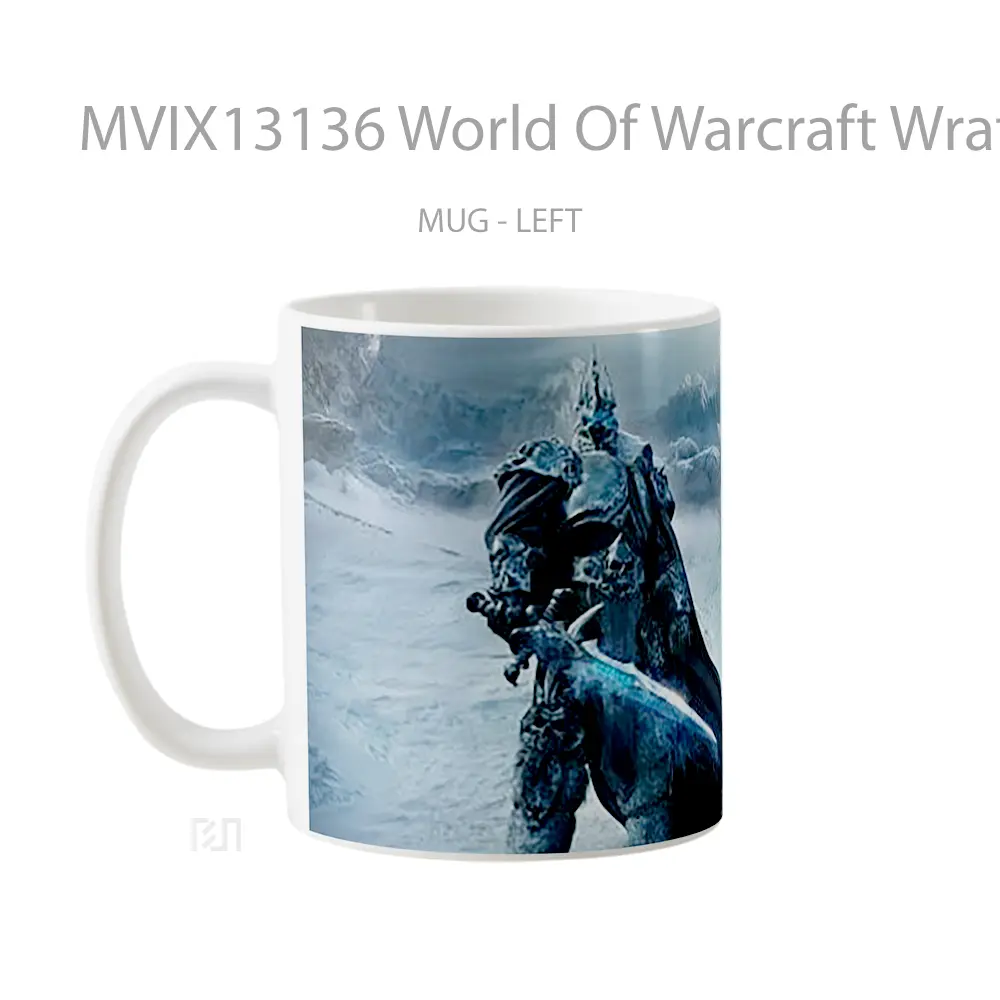 Mug World Of Warcraft Wrath Of The Lich King Gelas Keramik Unik - All-side / Desain