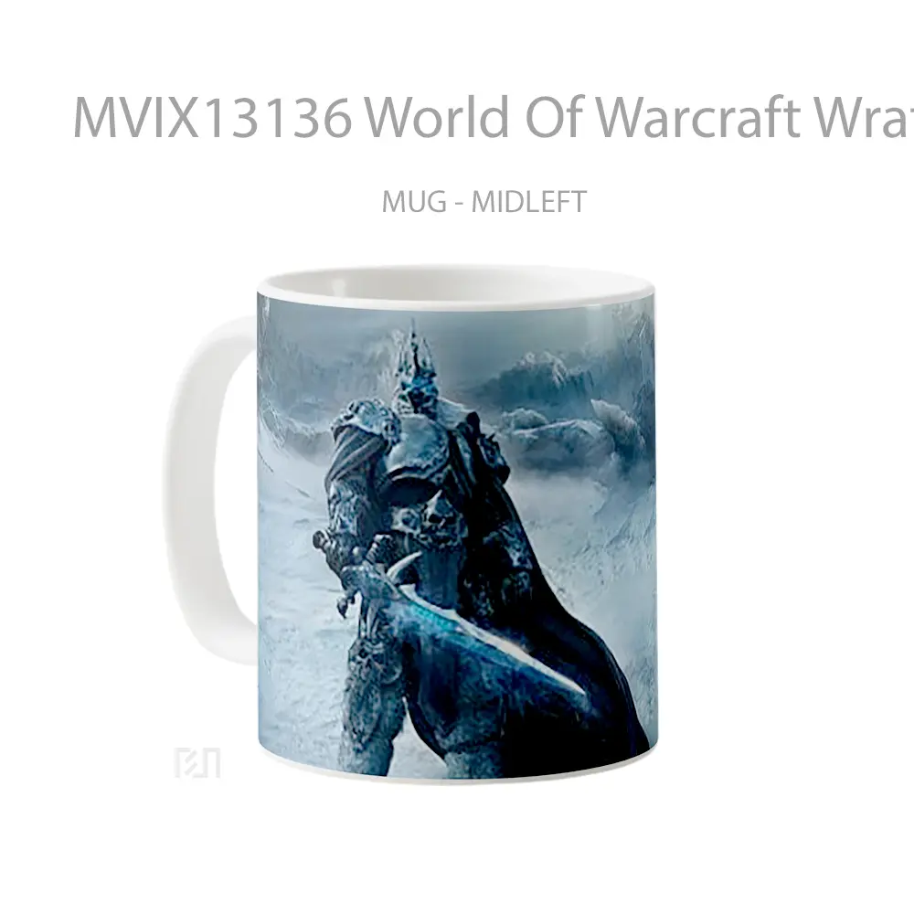 Mug World Of Warcraft Wrath Of The Lich King Gelas Keramik Unik - All-side / Desain