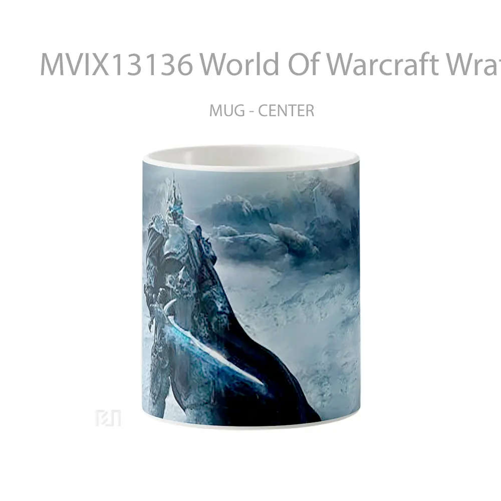 Mug World Of Warcraft Wrath Of The Lich King Gelas Keramik Unik