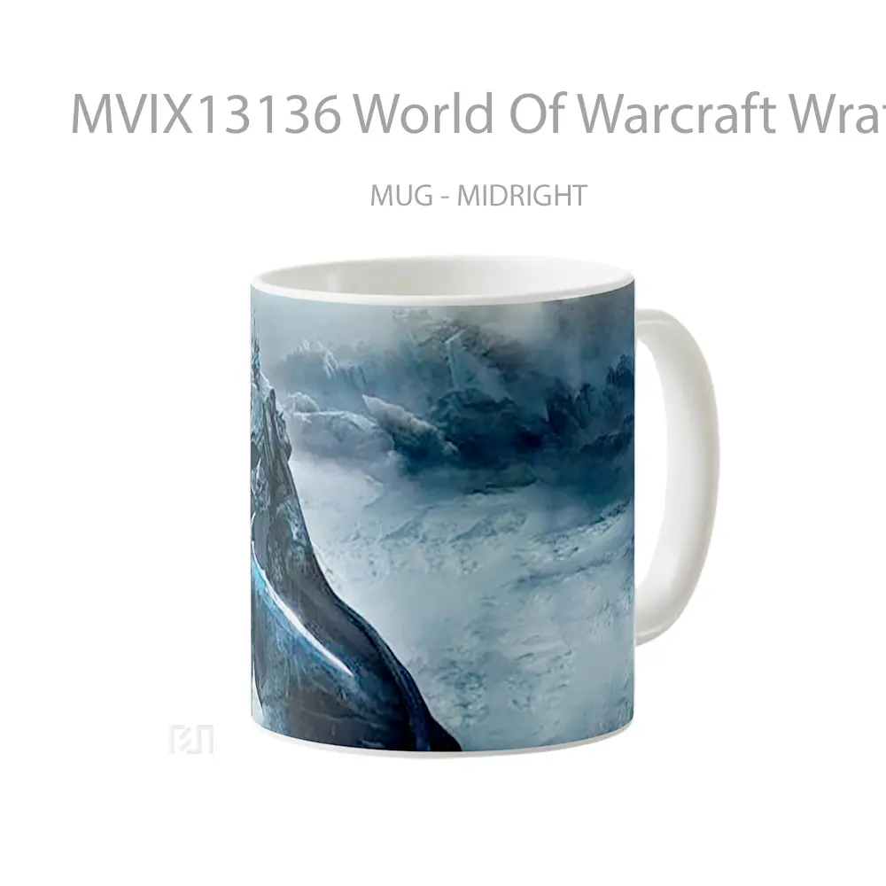Mug World Of Warcraft Wrath Of The Lich King Gelas Keramik Unik - All-side / Desain