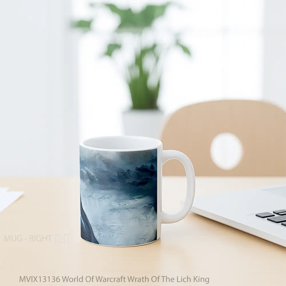 Mug World Of Warcraft Wrath Of The Lich King Gelas Keramik Unik - All-side / Desain