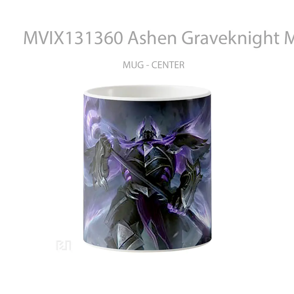Mug Ashen Graveknight Mordekaiser League Of Legends Cangkir Gamer