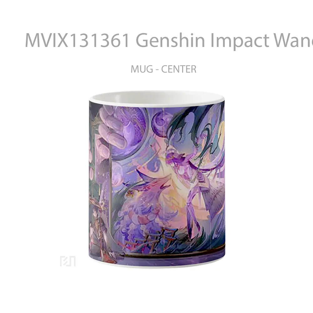 Mug Genshin Impact Wanderer Scaramouche Raiden Shogun Cangkir Gamer