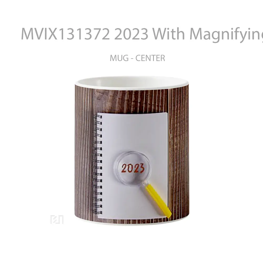 Mug Keramik Premium SNI - Mug 2023 With Magnifying Glass Gelas Keramik Unik
