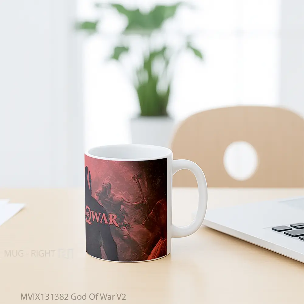 Mug God Of War V2 Gelas Keramik Unik - All-side / Desain