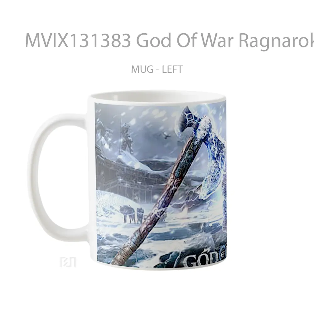 Mug God Of War Ragnarok V2 Gelas Keramik Unik - All-side / Desain