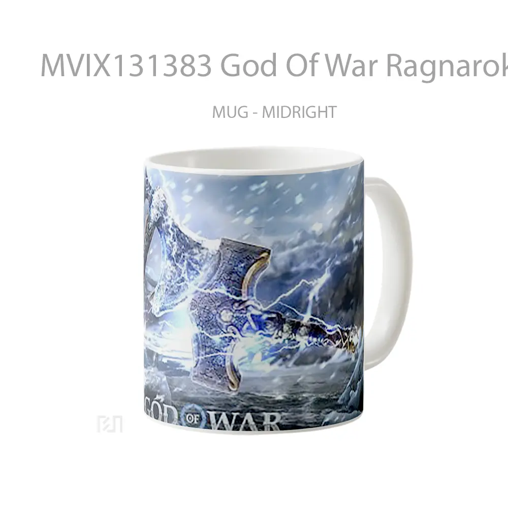 Mug God Of War Ragnarok V2 Gelas Keramik Unik - All-side / Desain