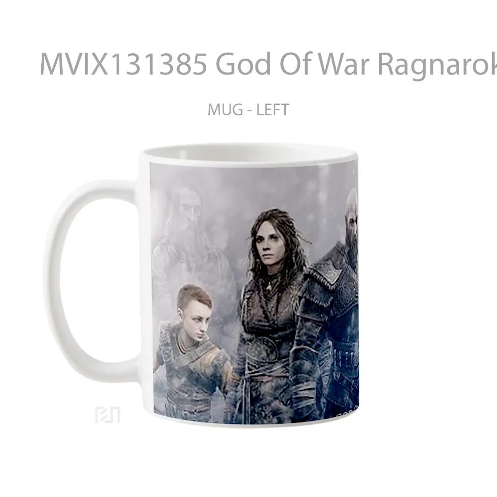 Mug God Of War Ragnarok Characters Gelas Keramik Unik - All-side / Desain