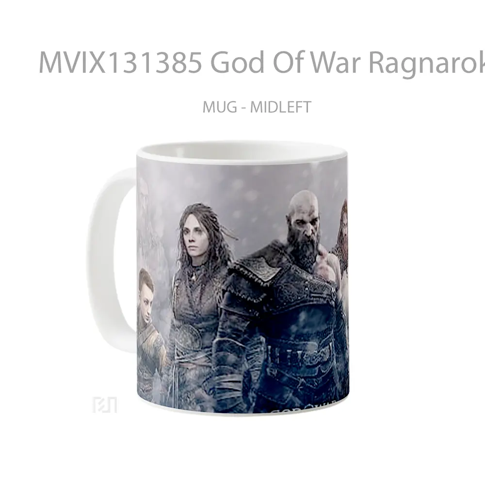Mug God Of War Ragnarok Characters Gelas Keramik Unik - All-side / Desain