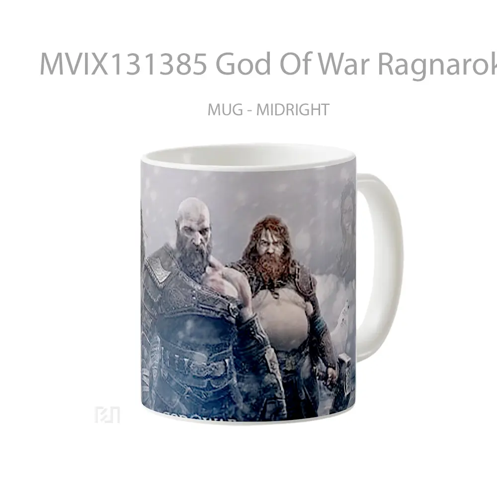 Mug God Of War Ragnarok Characters Gelas Keramik Unik - All-side / Desain