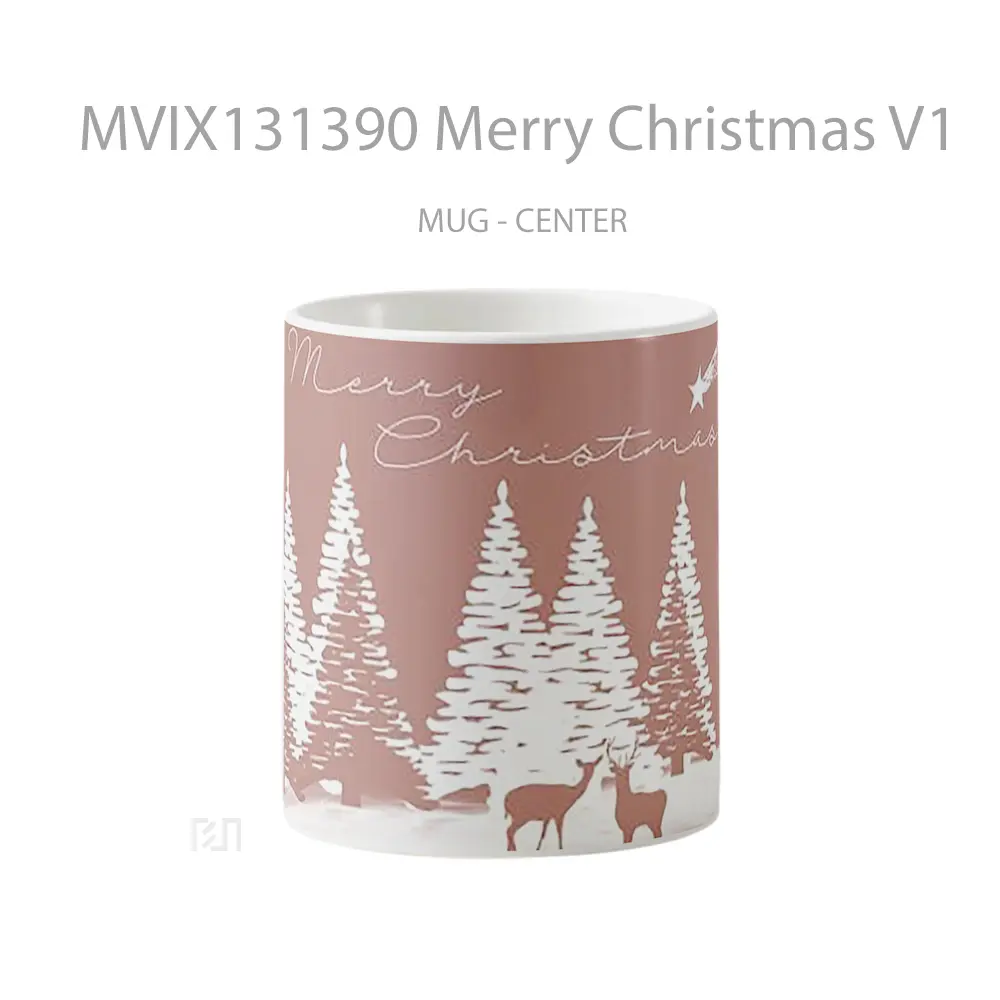 Mug Merry Christmas V1 Gelas Keramik Unik