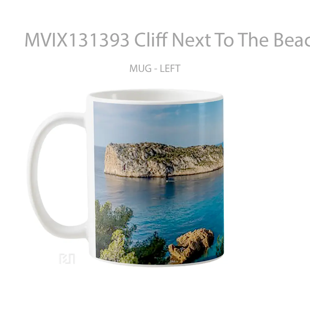 Mug Cliff Next To The Beach Gelas Pemandangan Alam - All-side / Desain