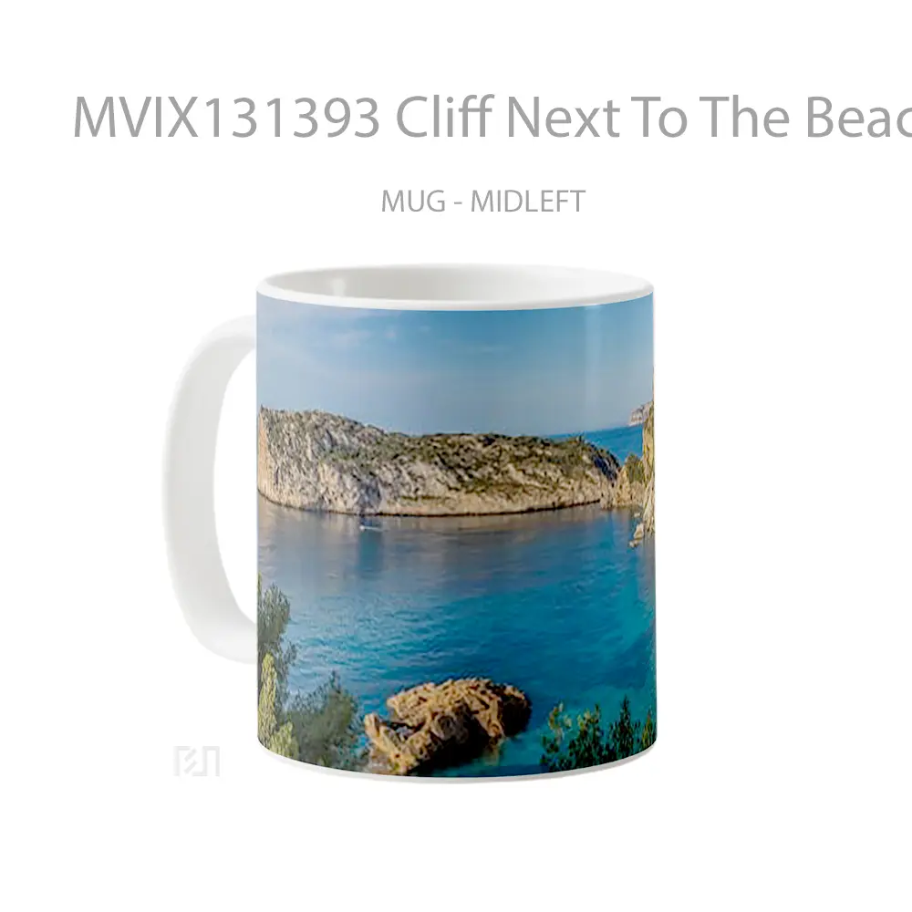 Mug Cliff Next To The Beach Gelas Pemandangan Alam - All-side / Desain