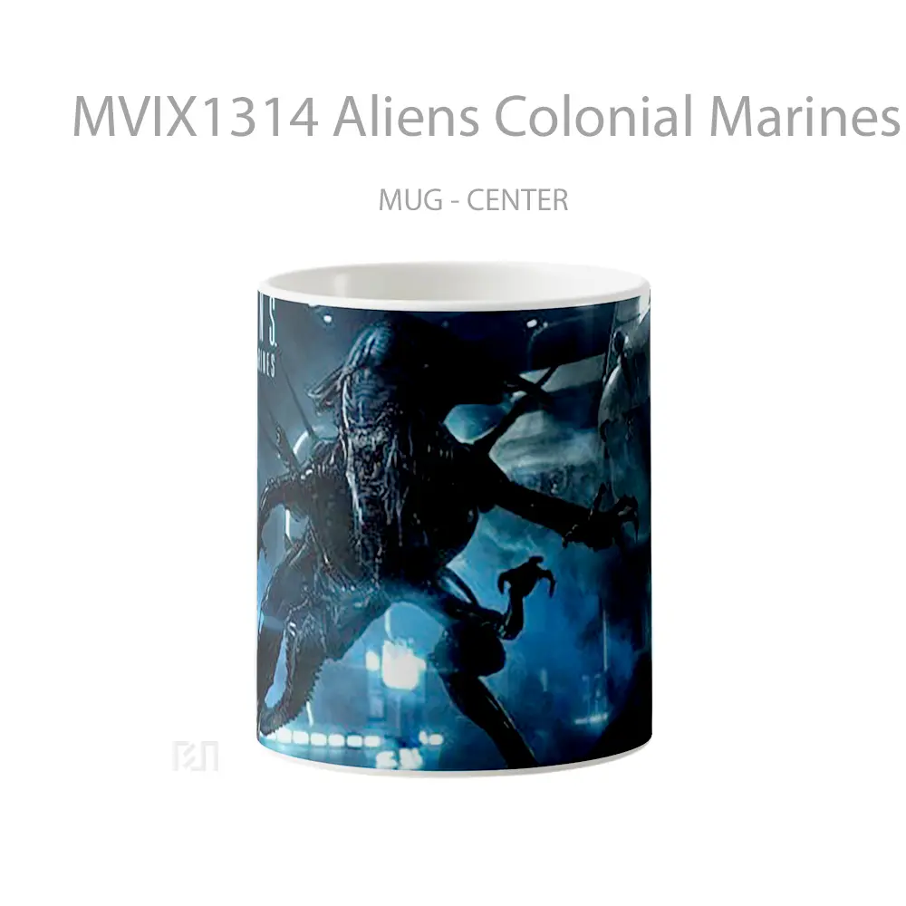 Mug Aliens Colonial Marines V1 Gelas Keramik Unik