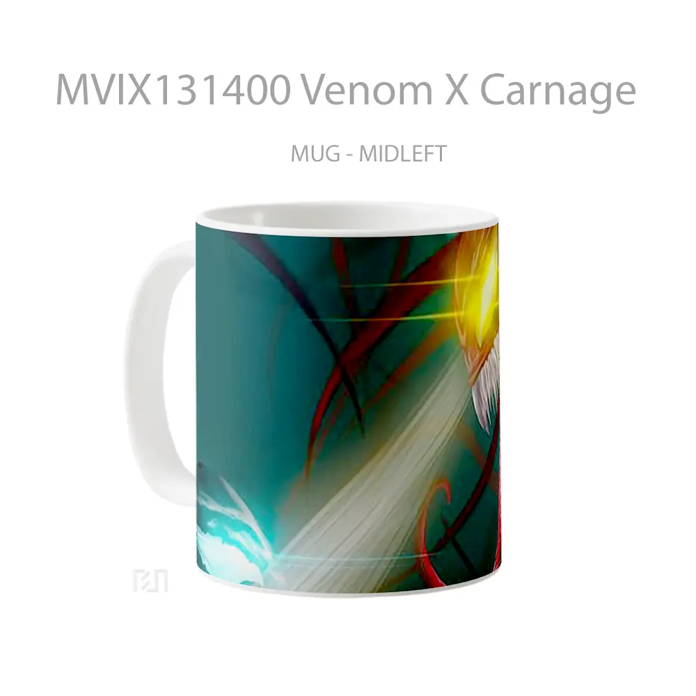 Mug Venom X Carnage Gelas Superhero - All-side / Desain