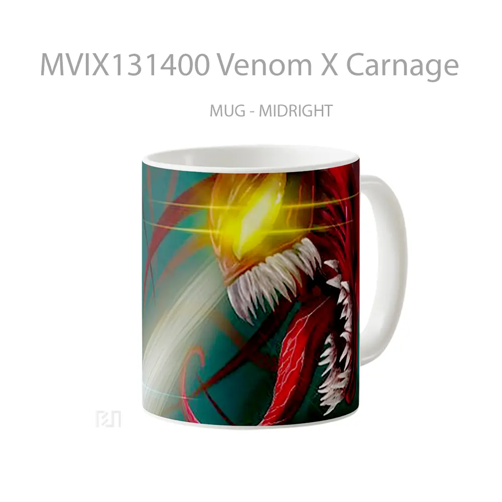Mug Venom X Carnage Gelas Superhero - All-side / Desain