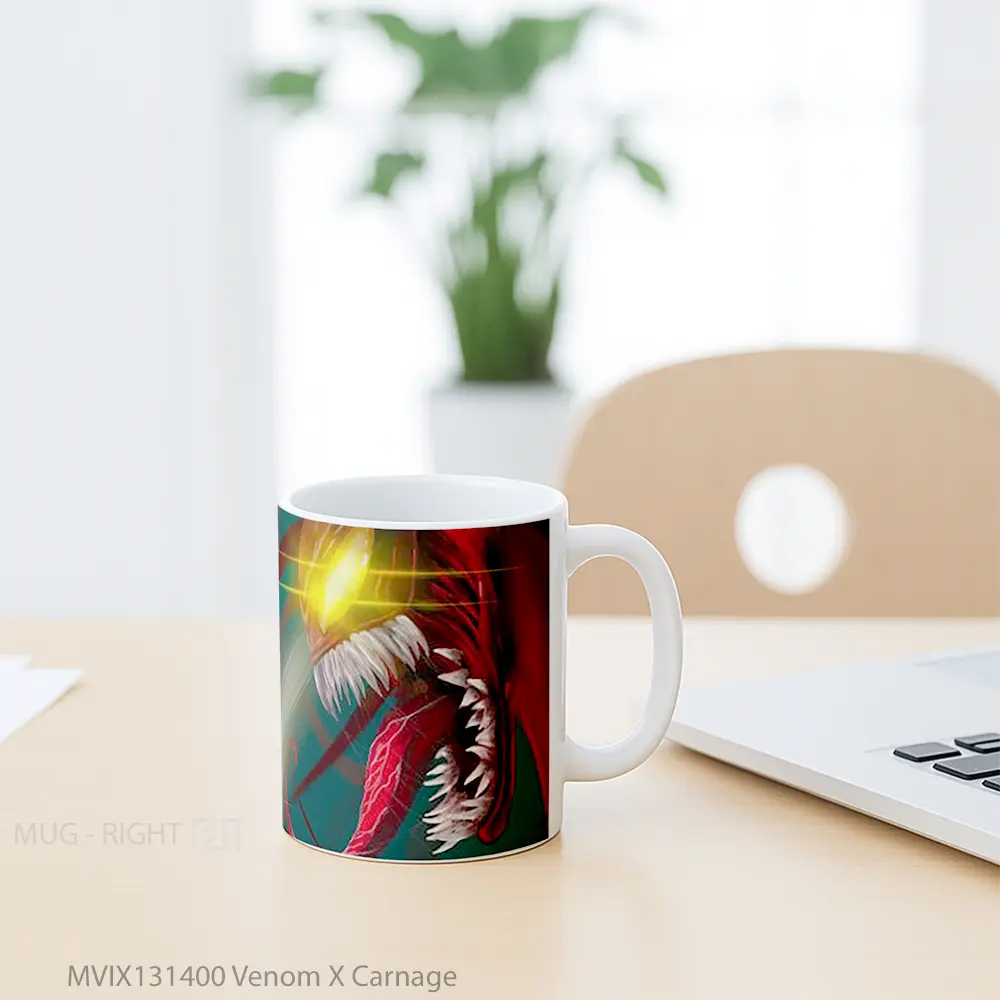 Mug Venom X Carnage Gelas Superhero - All-side / Desain