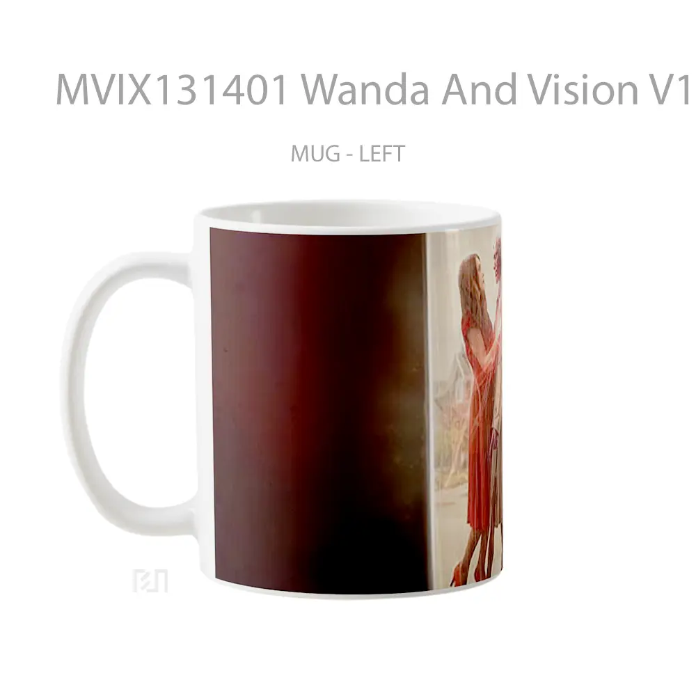 Mug Wanda And Vision V1 Gelas Superhero - All-side / Desain