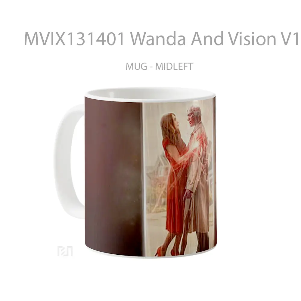 Mug Wanda And Vision V1 Gelas Superhero - All-side / Desain